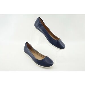 Abella Olivya Blue Slip On Ballet Flats Comfort Shoes Women's size 7 US 37.5 EU‎